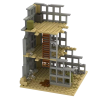 War-Torn High-Rise Building Building Blocks Set