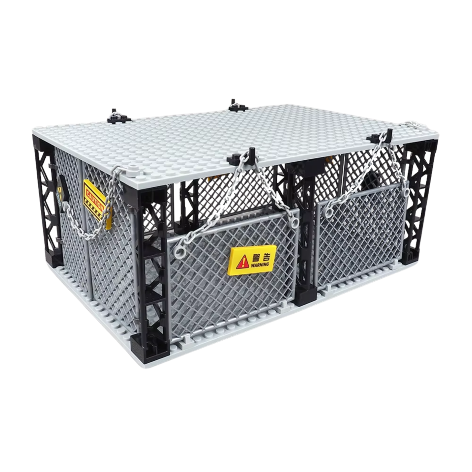 Military Containment Cage Building Blocks Set