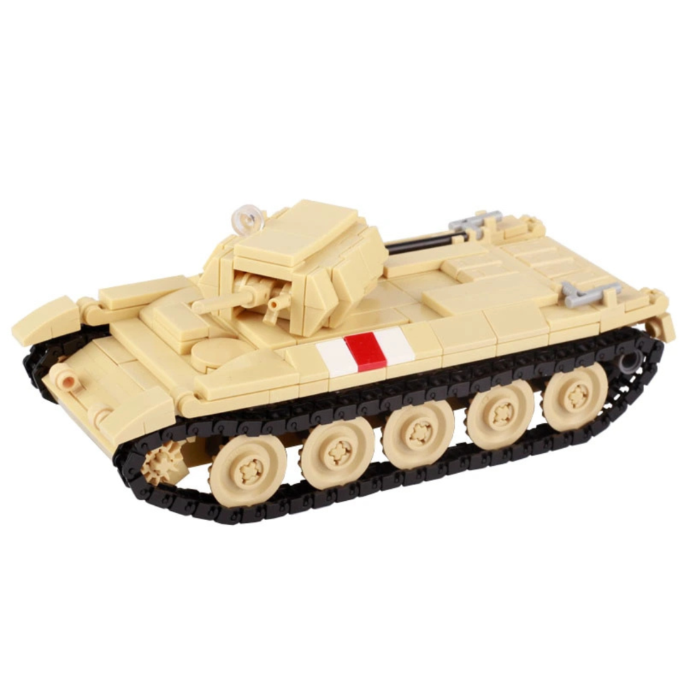 WWII British Crusader Tank Building Blocks Set