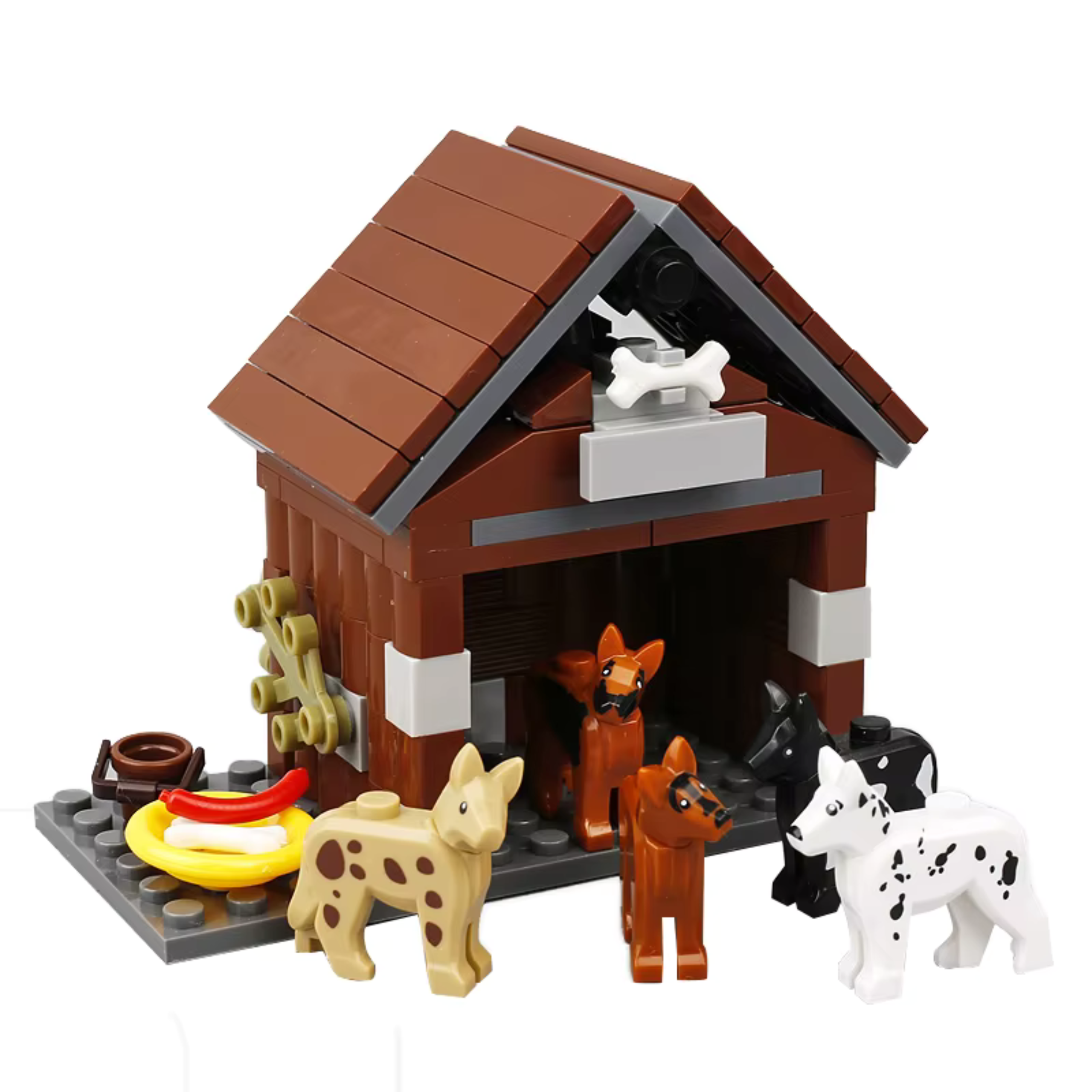 Dog Kennel Farm Building Blocks Set - Image 2