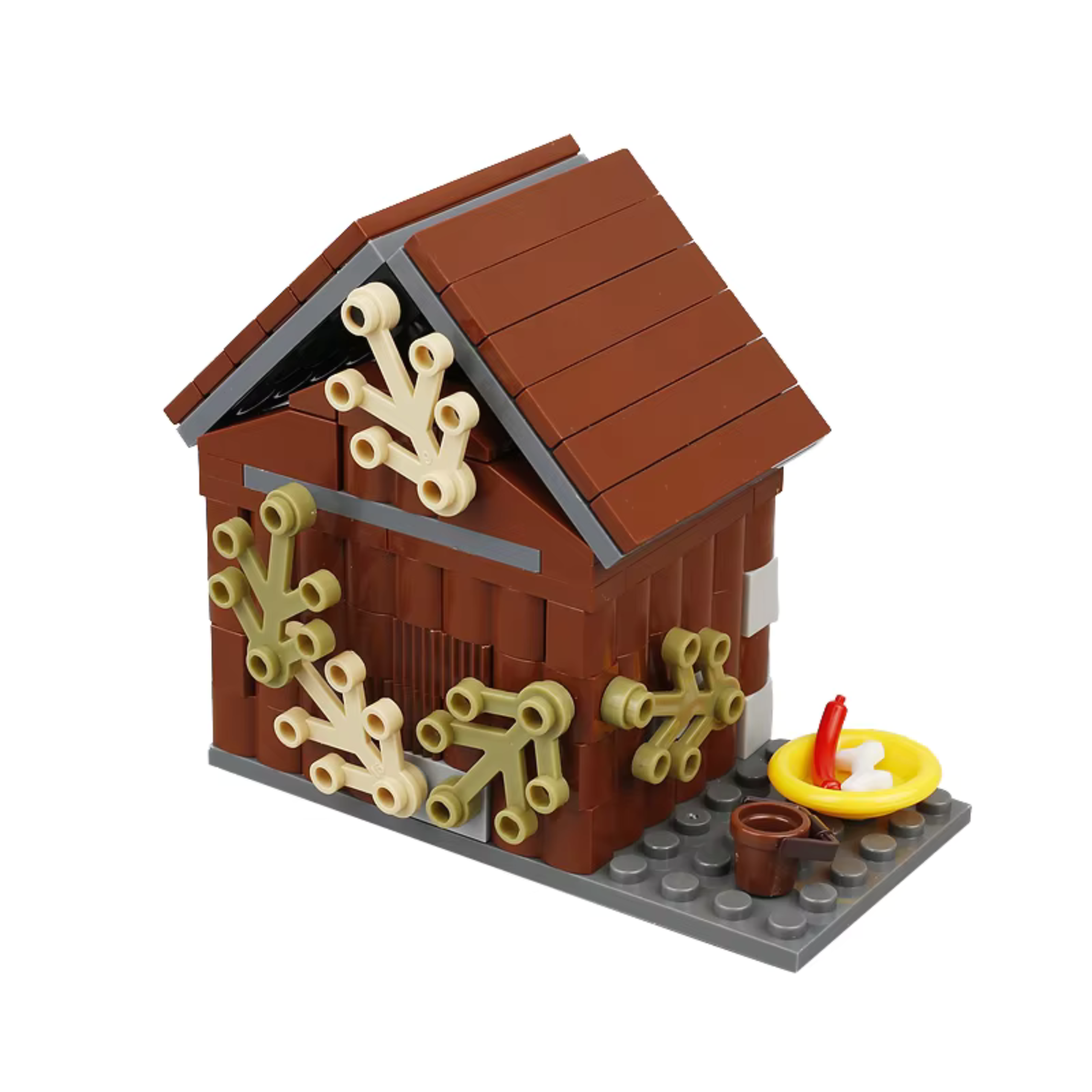 Dog Kennel Farm Building Blocks Set - Image 3
