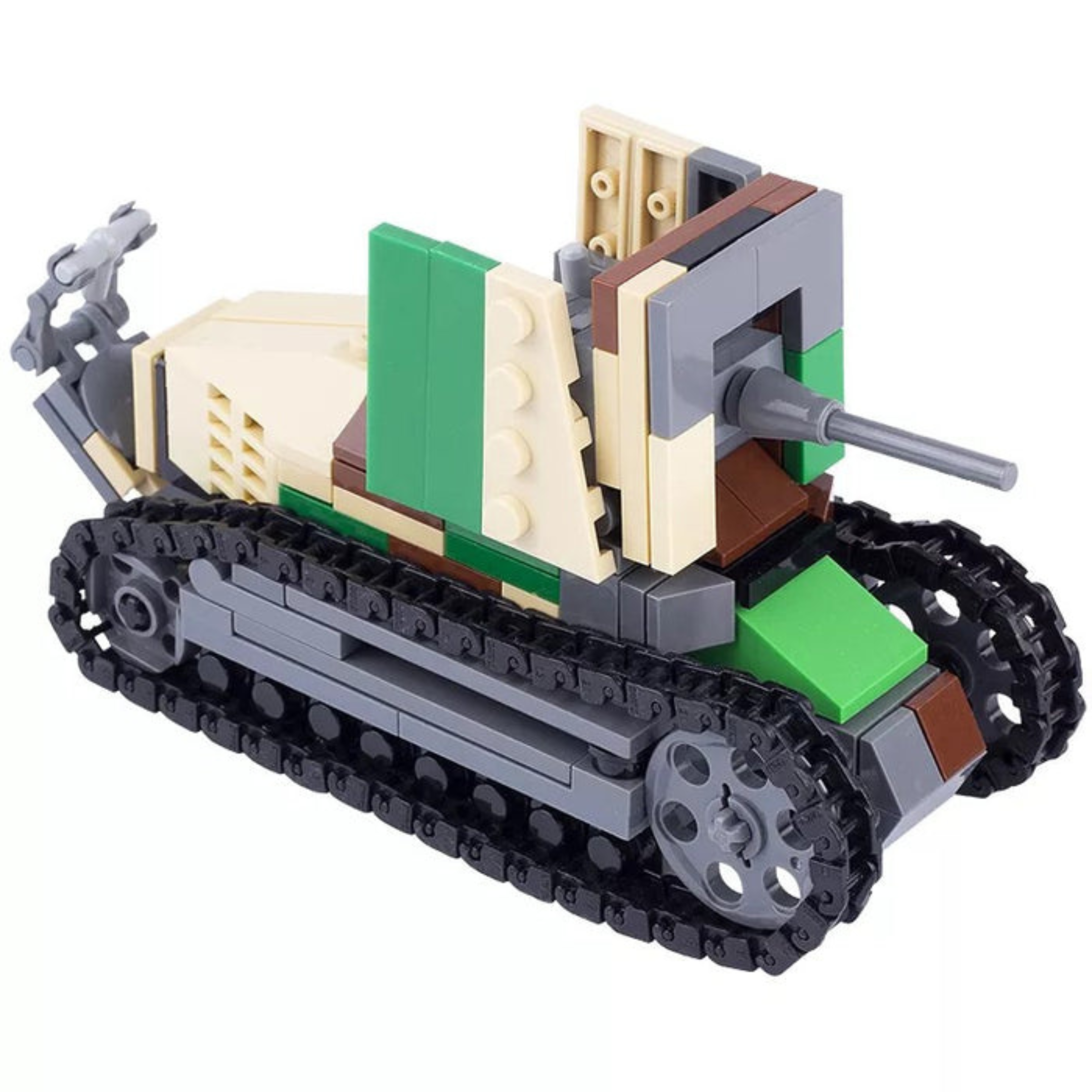 WWI French FT-AC Tank Destroyer Building Blocks Set