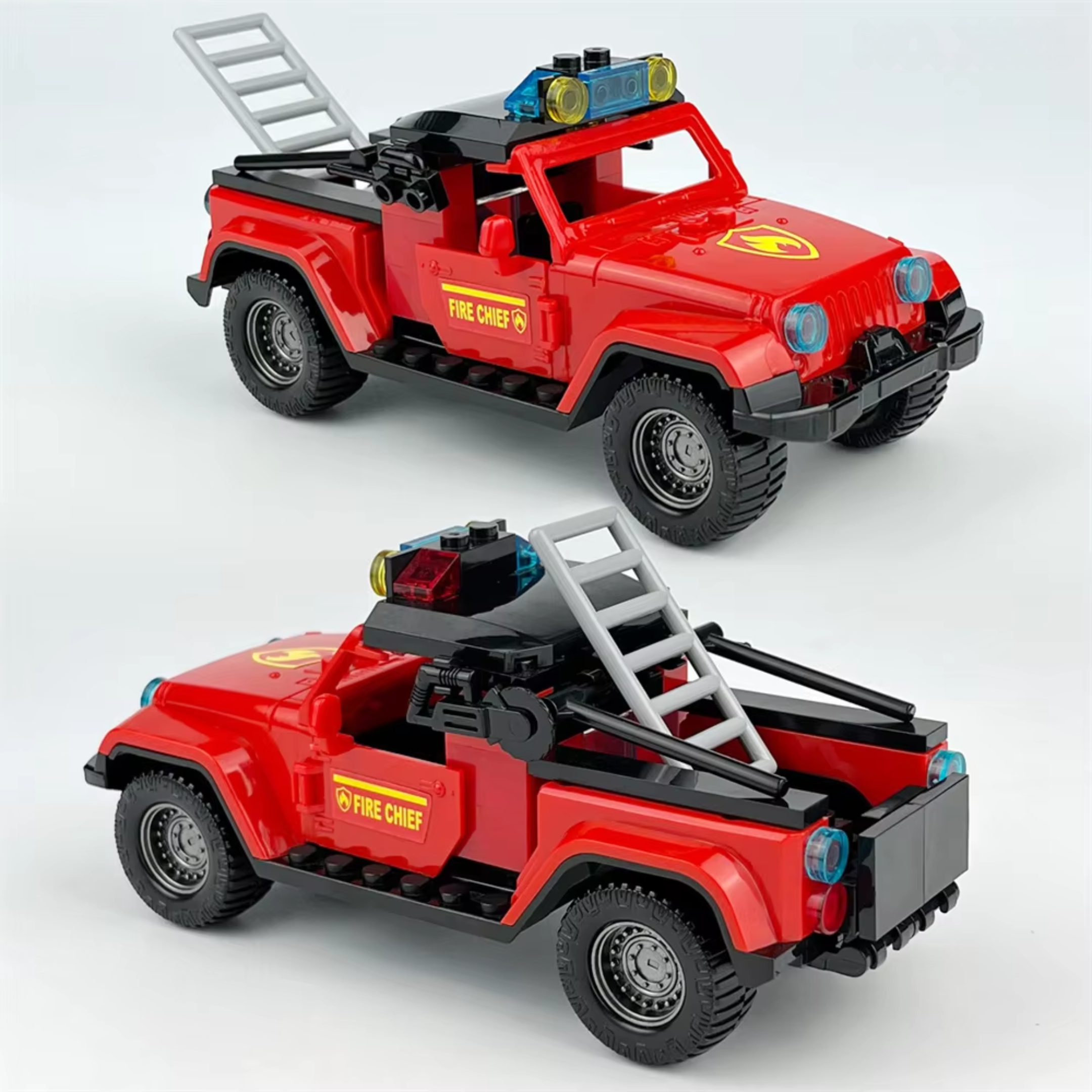 Fire Chief Off-Road Response Vehicle Building Blocks Set - Image 2