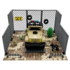 Desert Military Jeep and Base Compound Building Block Set