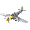 WWII German Messerschmitt Bf 109 Fighter Plane Building Blocks Set