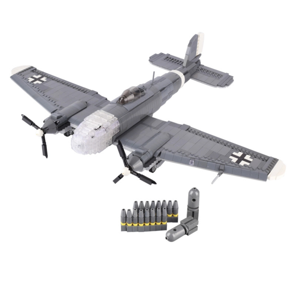 WWII German Heinkel He 111 Bomber Building Blocks Set