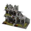 Battle-Damaged Machine Gun Nest MOC Building Blocks Set
