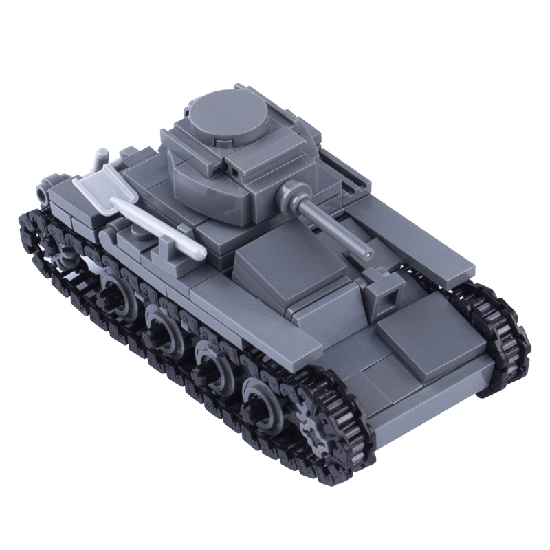 WWII Type 94 Japanese Tankette Building Blocks Set