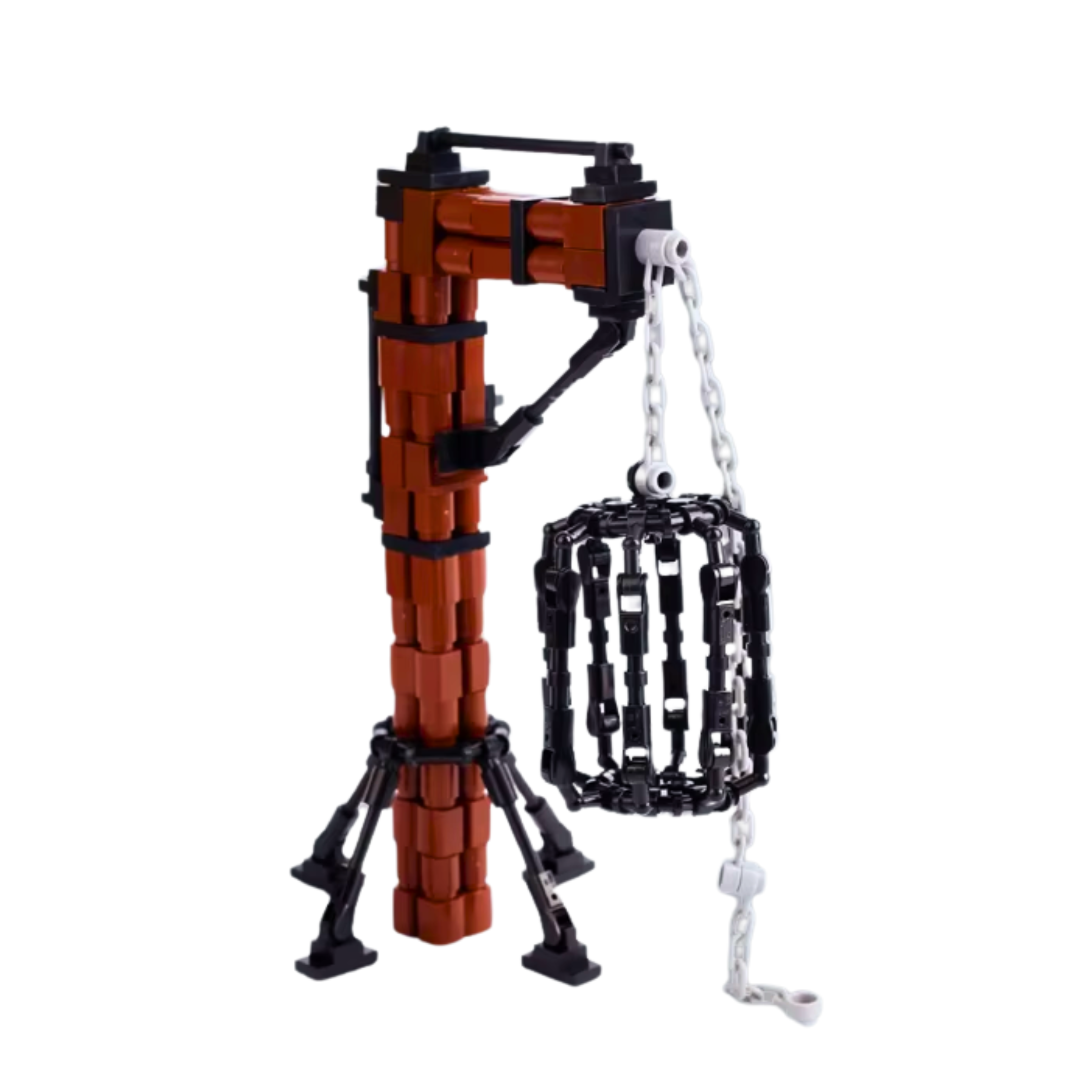 Medieval Hanging Cage Building Blocks Set - Image 2