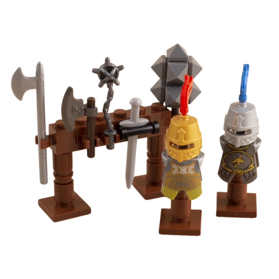 Medieval Knight Armory Building Blocks Set