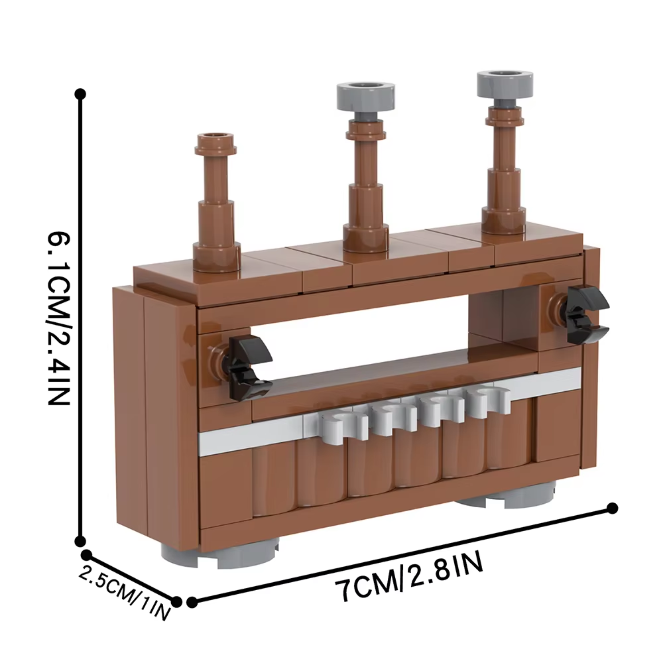 Hand Combat Medieval Weapons Display Rack Building Blocks Set - Image 3