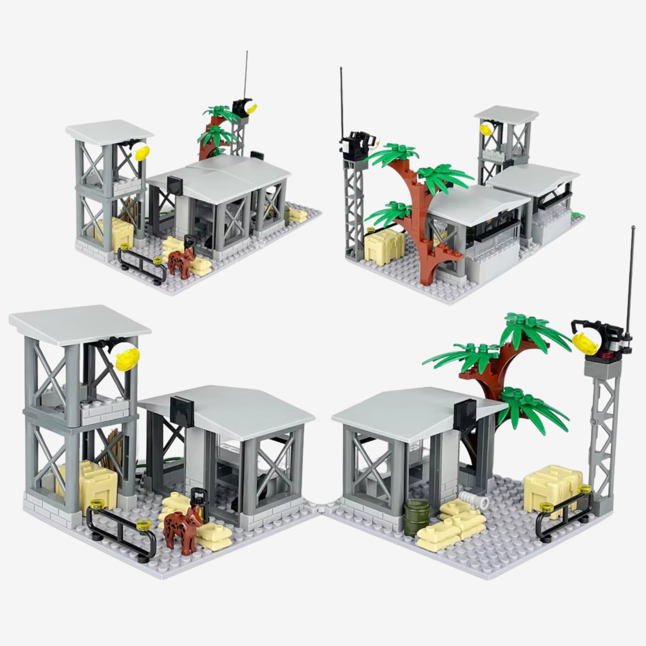 Military Outpost Defense Building Blocks Set - Image 2