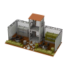Military Supply Depot Building Blocks Set