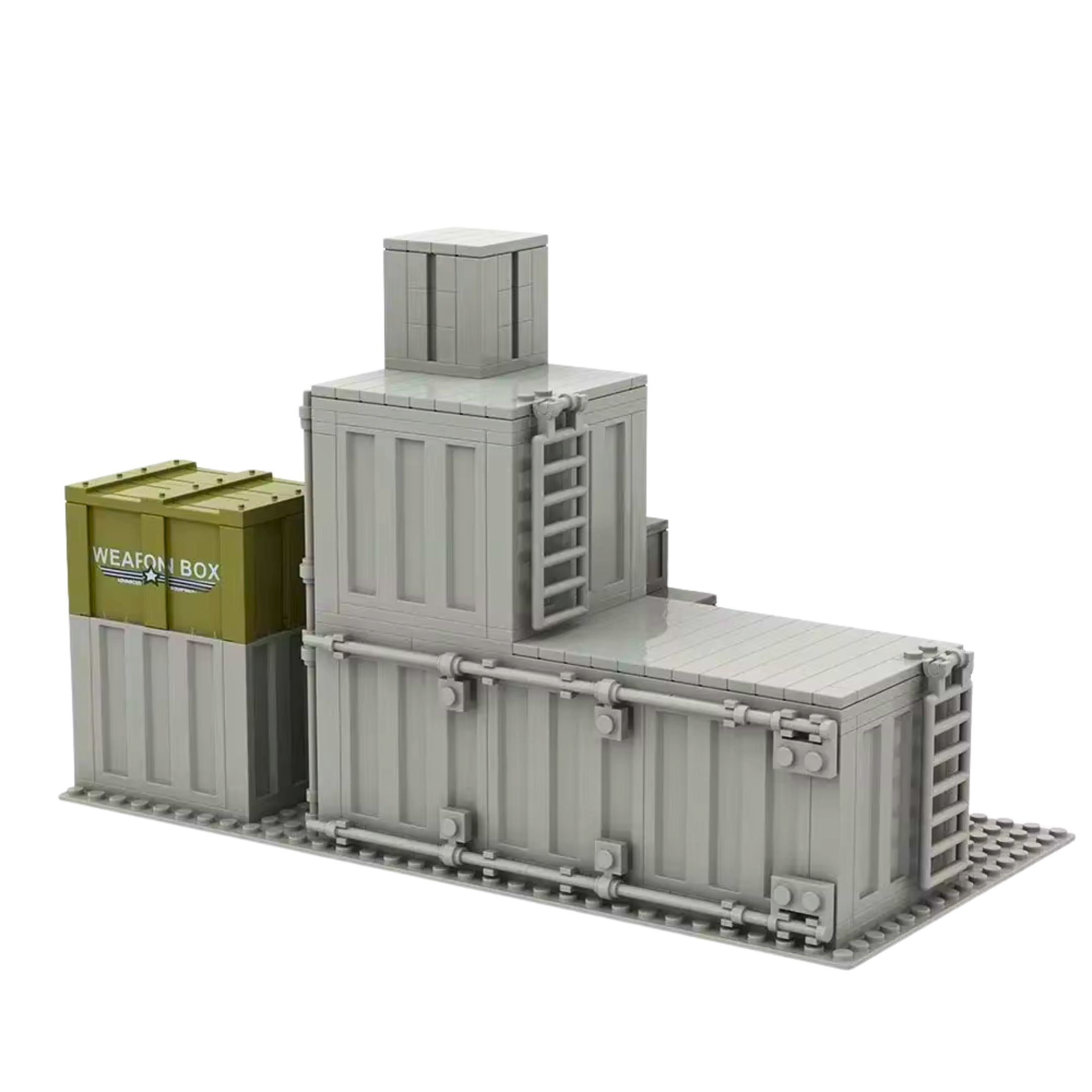 Military Supply Depot MOC Building Blocks Set - Image 3