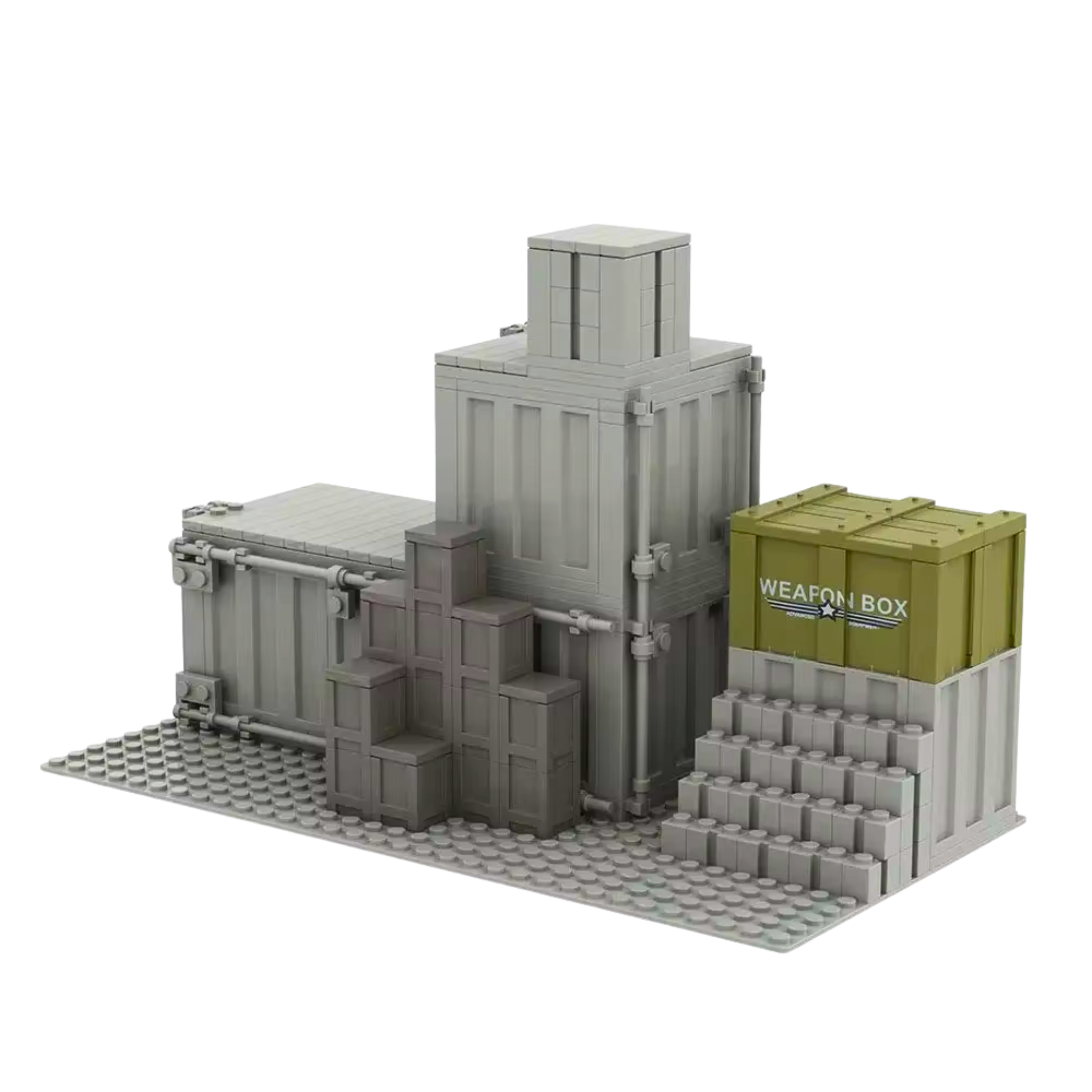 Military Supply Depot MOC Building Blocks Set - Image 4