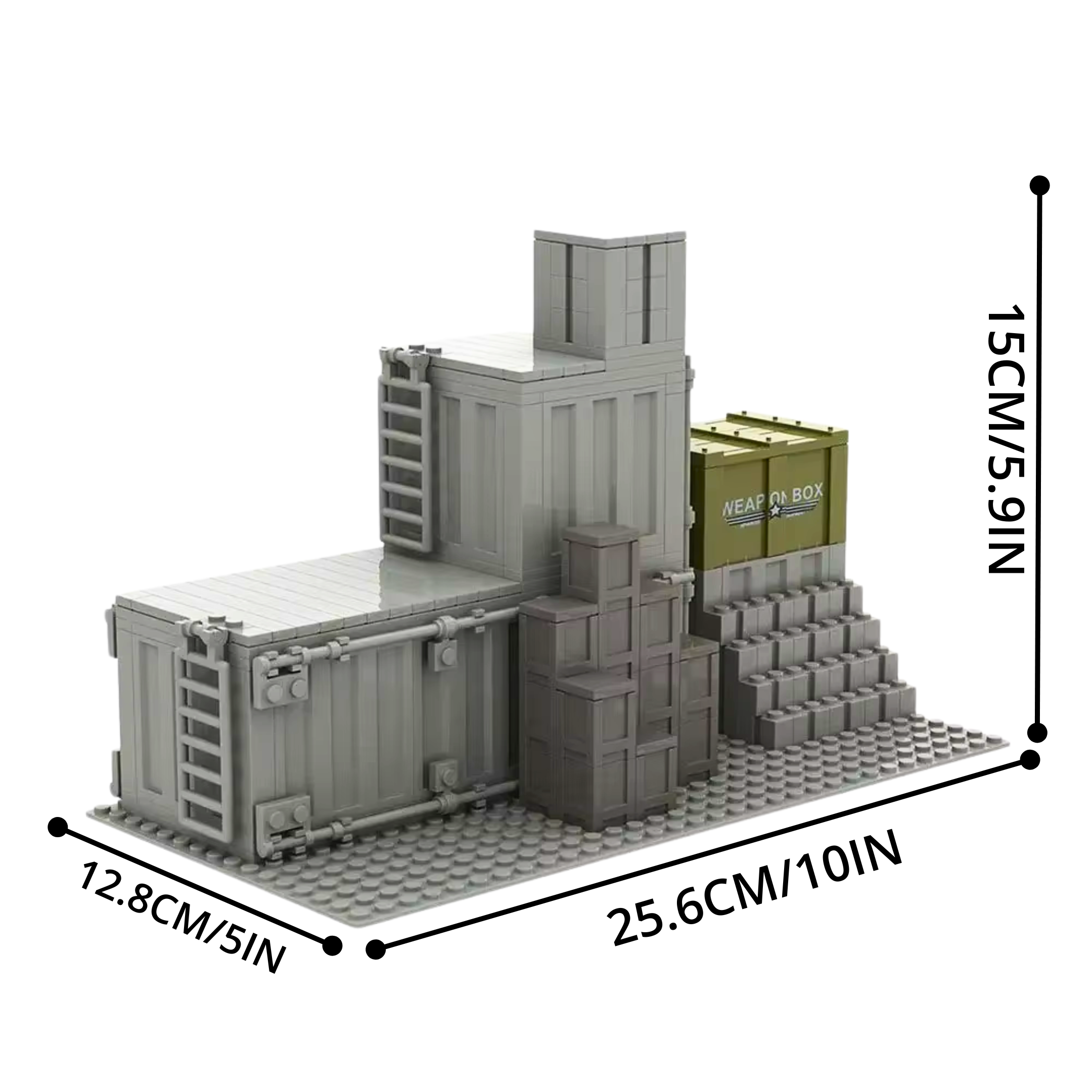 Military Supply Depot MOC Building Blocks Set - Image 5