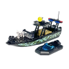 Tactical SWAT Patrol Boat Building Blocks Set