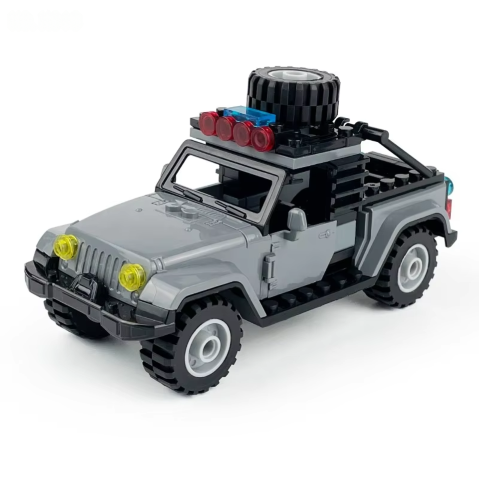 Military Recon Jeep Building Blocks Set