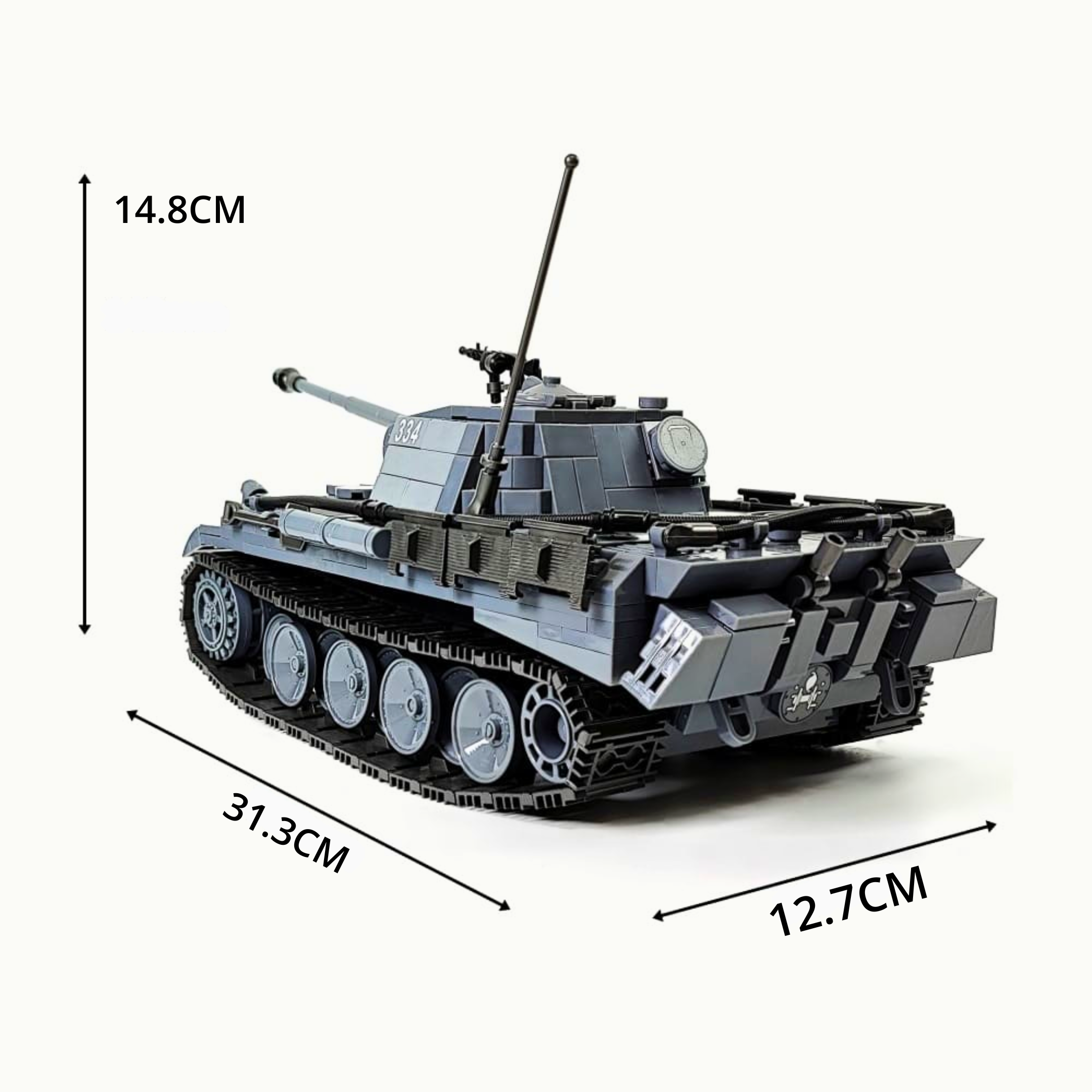 WWII Panzer V German Tank Building Blocks Set - Image 6