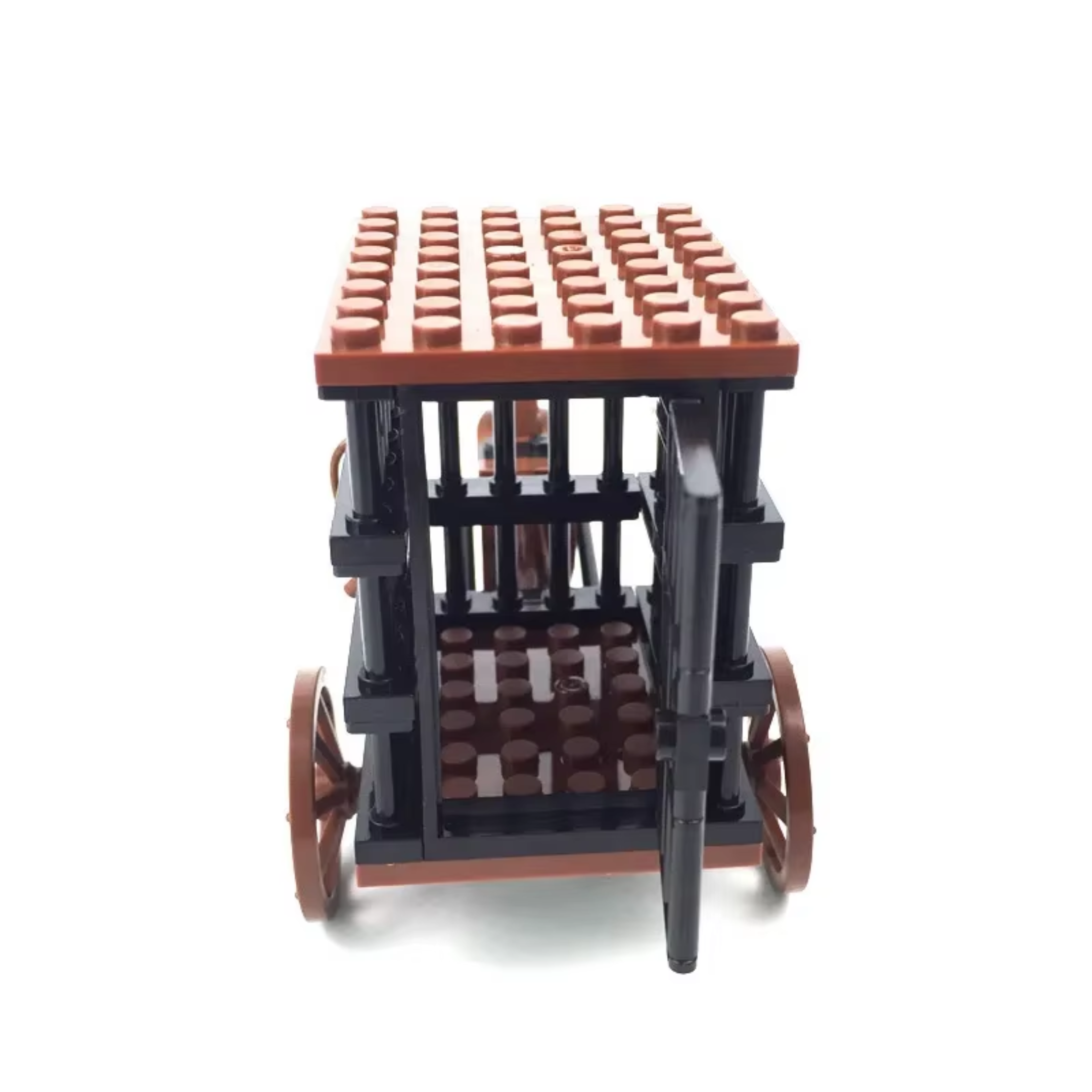 Medieval Prisoner Transport Cart Building Blocks Set - Image 2