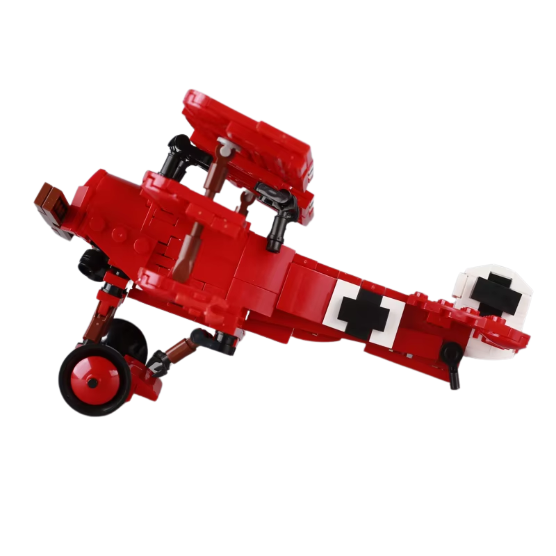 WWI Red Baron Fokker Dr.I German Triplane Building Blocks Set - Image 2