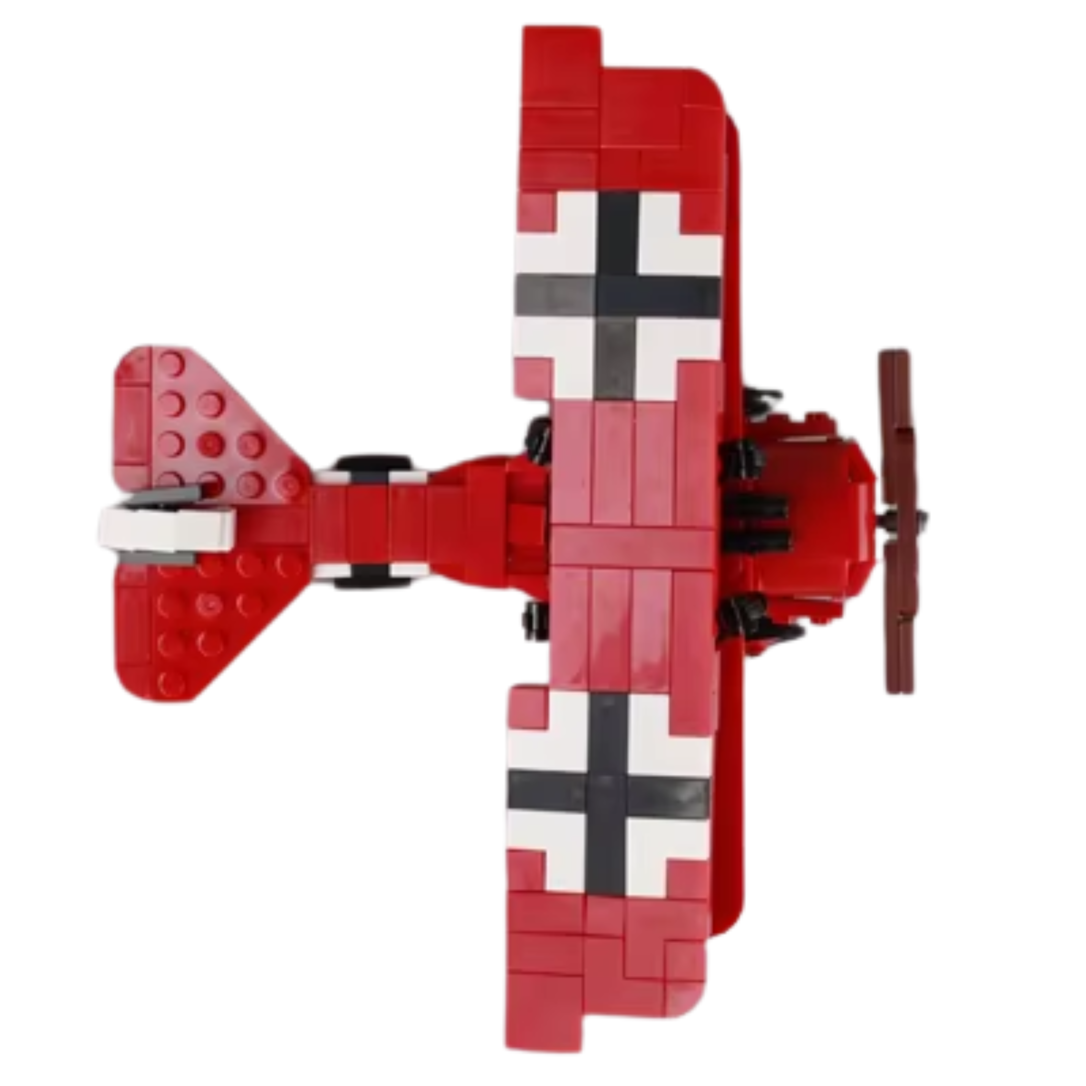 WWI Red Baron Fokker Dr.I German Triplane Building Blocks Set - Image 4
