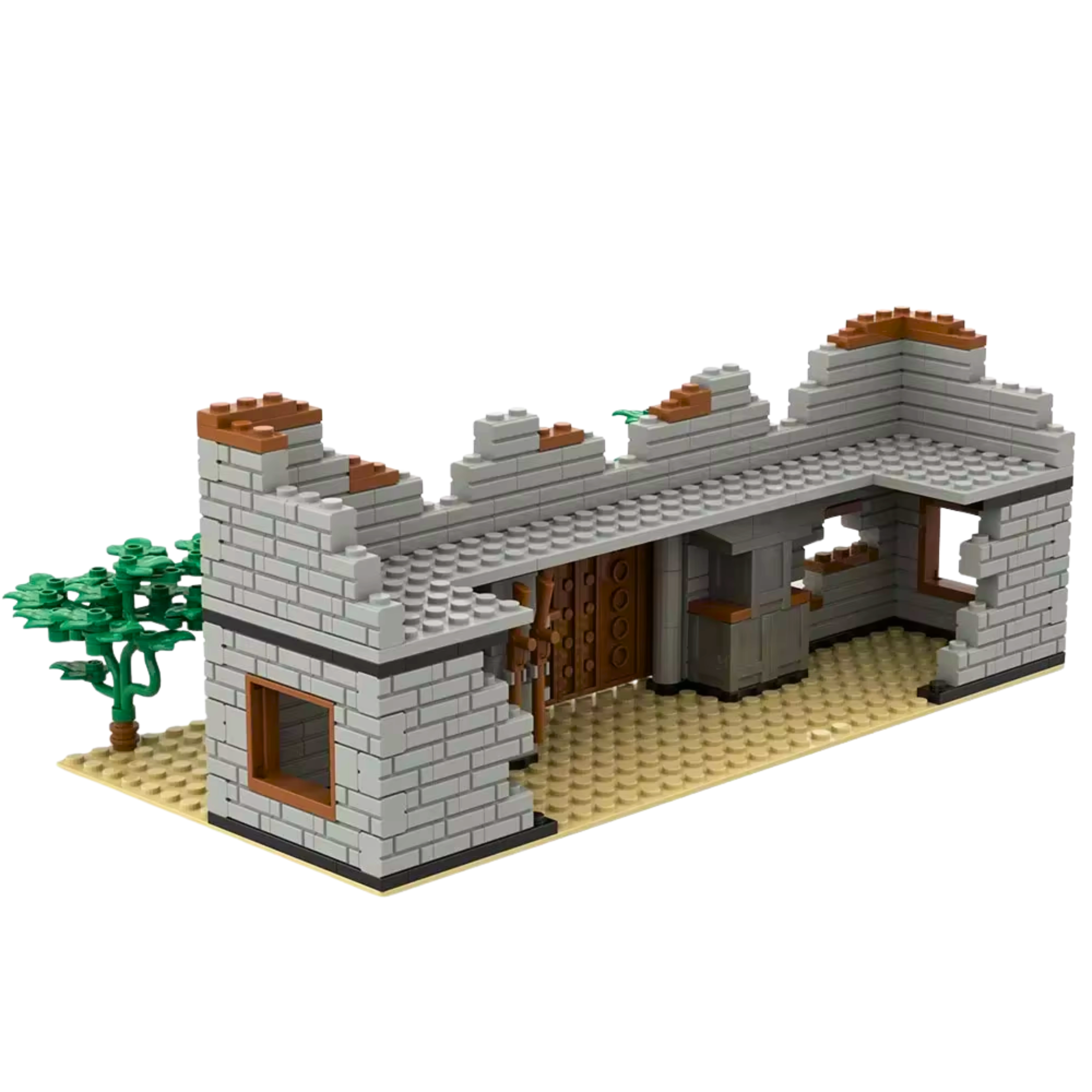 Ruined Military Outpost Building Blocks Set - Image 3