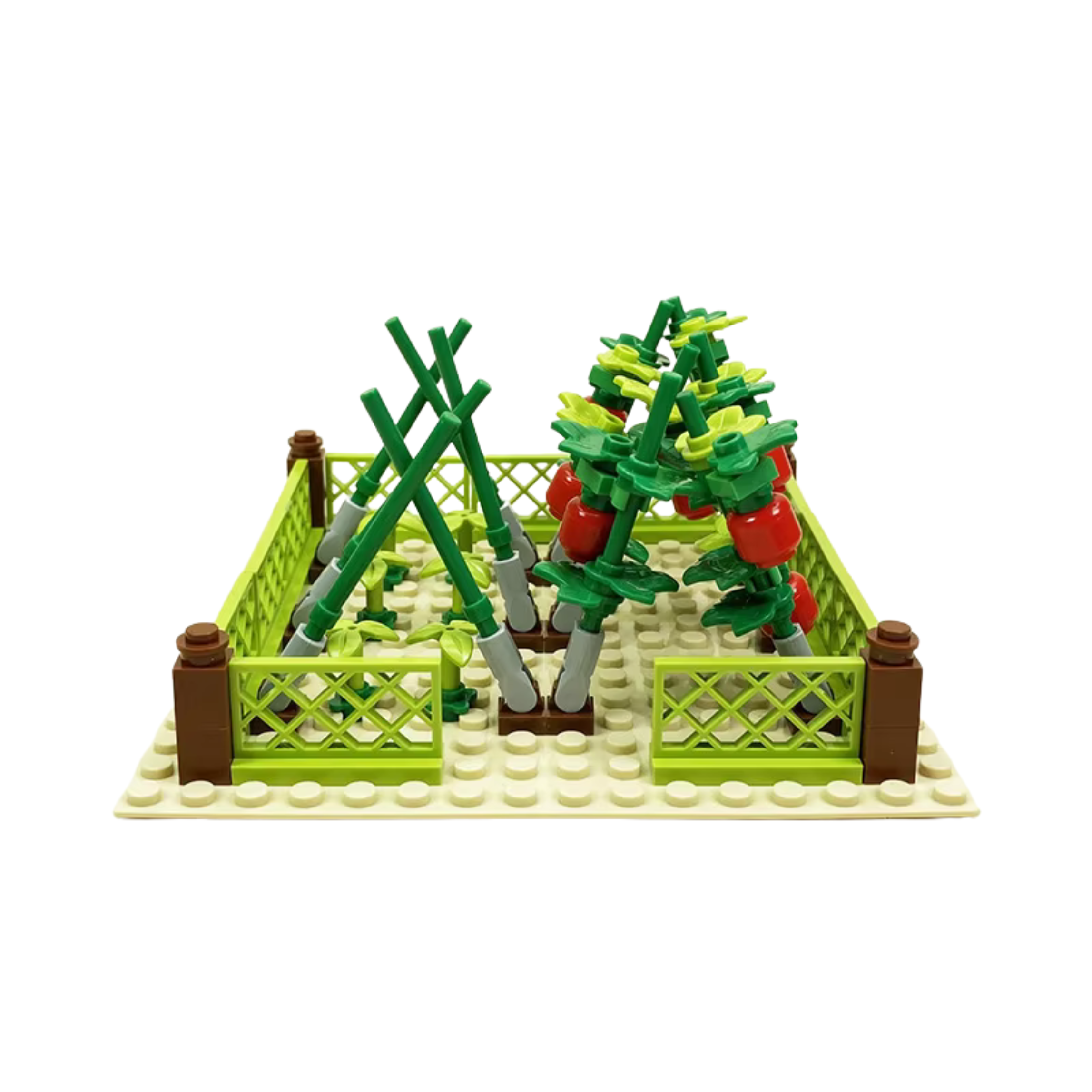 Vegetable Garden with Trellises Building Blocks Set - Image 2