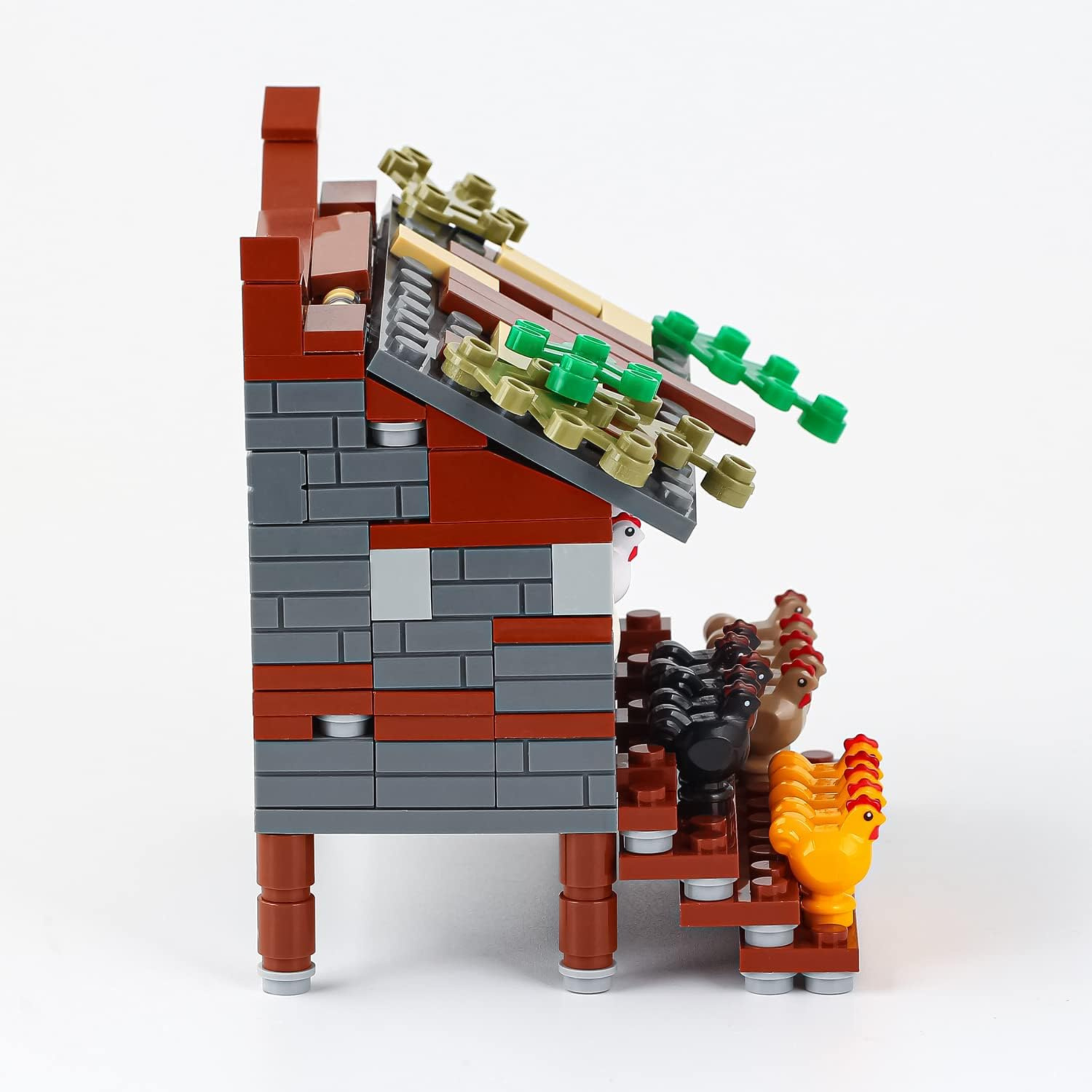 Chicken Coop with Roosting Shelves Building Blocks Set - Image 4