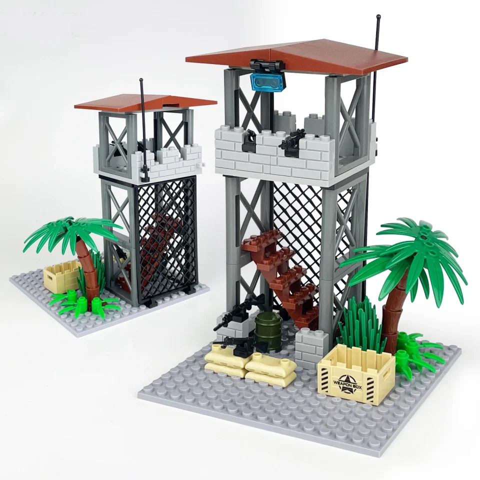 Sentry Tower Building Blocks Set