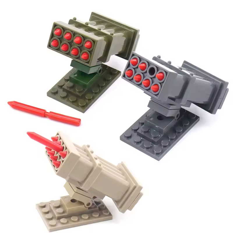 Missile Launcher Turret Building Blocks Set
