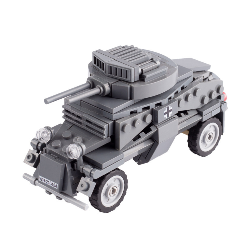 WWII SD. KFZ222 Armored Car German Building Block Set