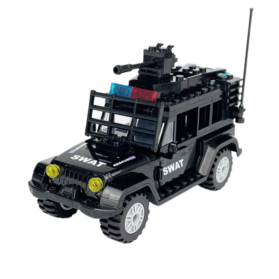 SWAT Armored Response Vehicle Building Blocks Set