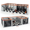 Police Station Detention Center Building Blocks Set - Jail Cell & K9 Unit