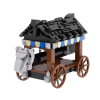 Armoured Horned Battering Ram Cart Building Blocks Set