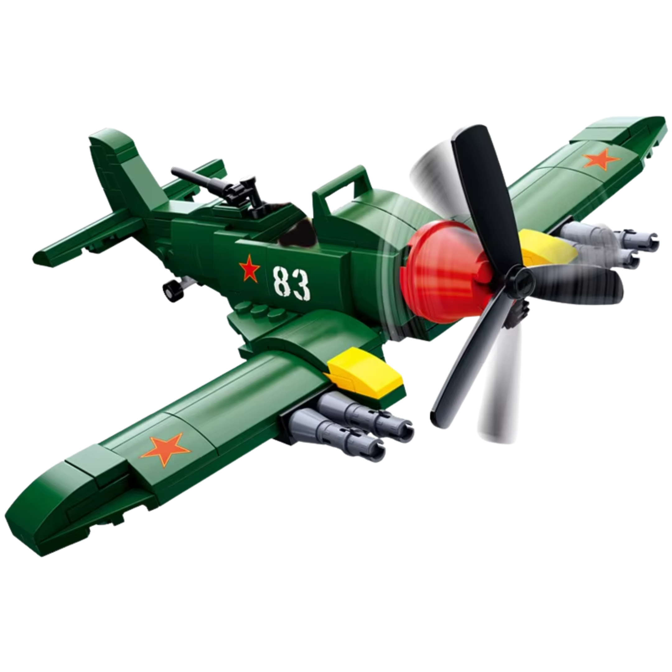 Ilyushin Il-10 Soviet Ground Attack Aircraft Building Blocks Set