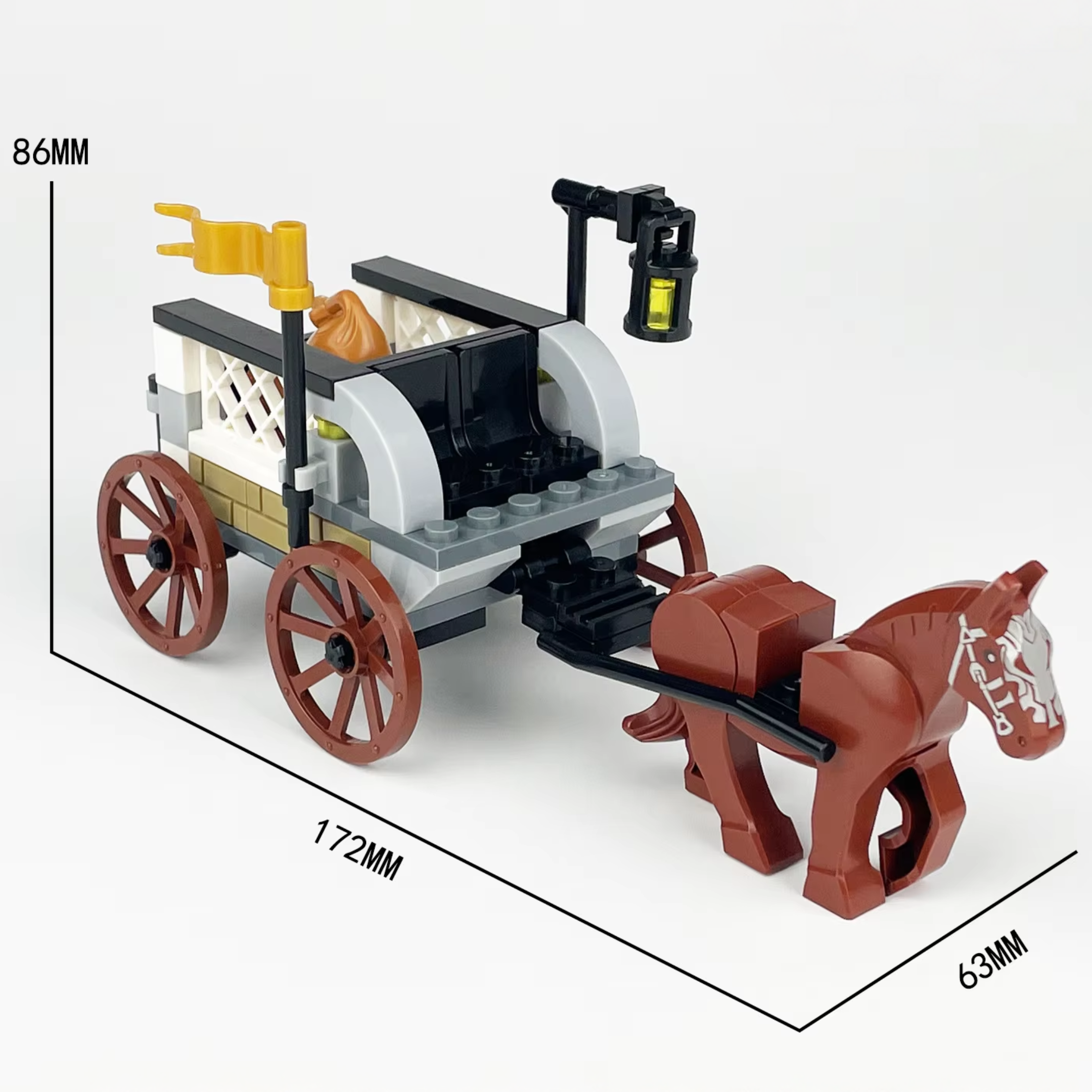 Medieval Treasure Carriage Building Blocks Set - Image 4