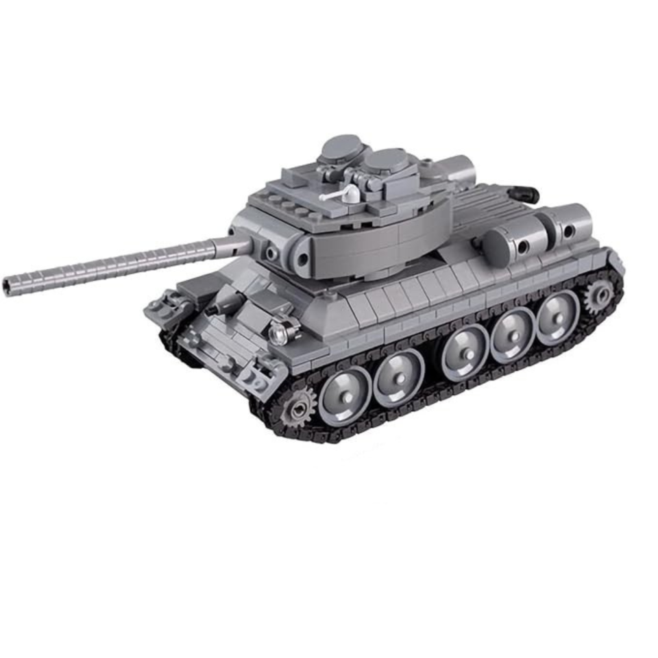 WWII Soviet T-34 Medium Tank Building Blocks Set