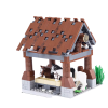 Horse Stable and Feeding Trough Building Blocks Set
