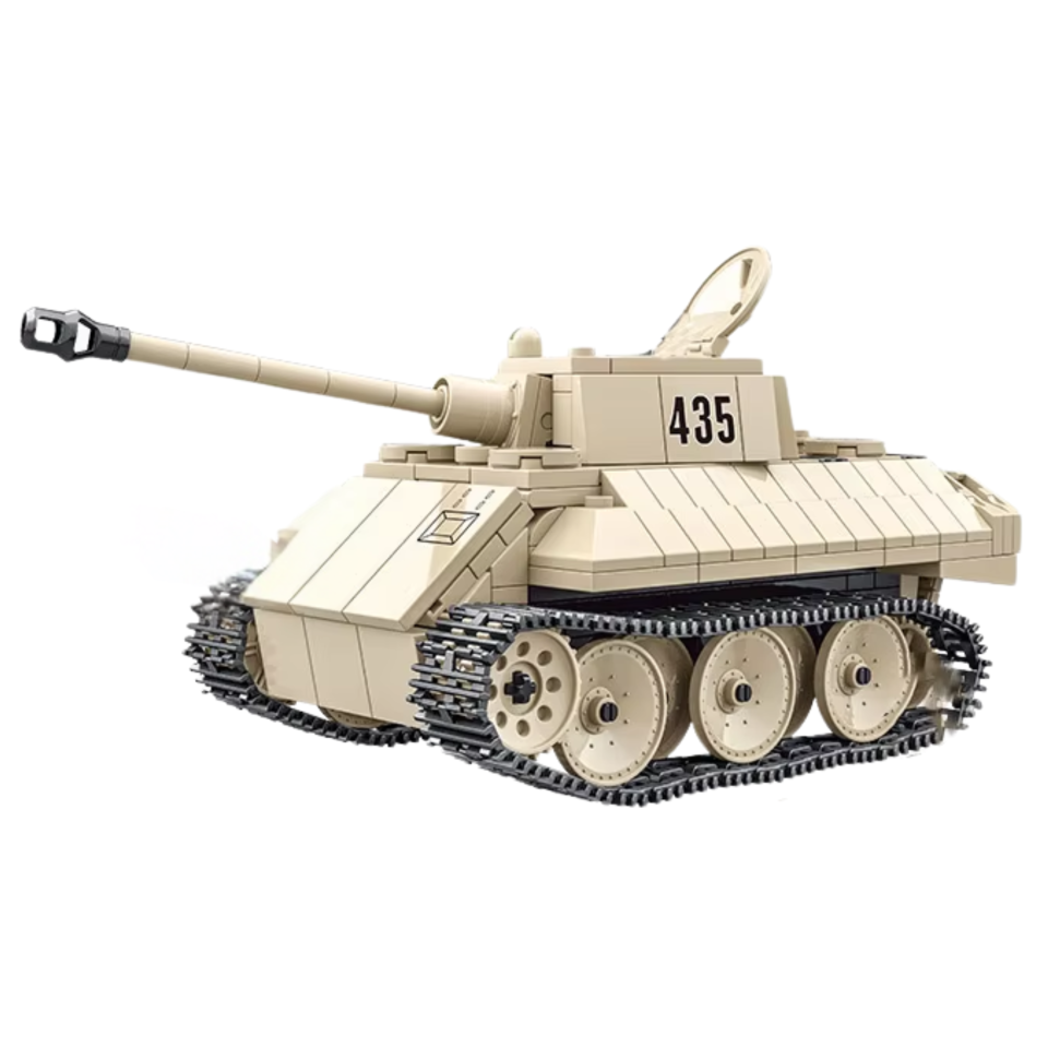 WWII German VK 1602 Leopard Light Tank Building Blocks Set