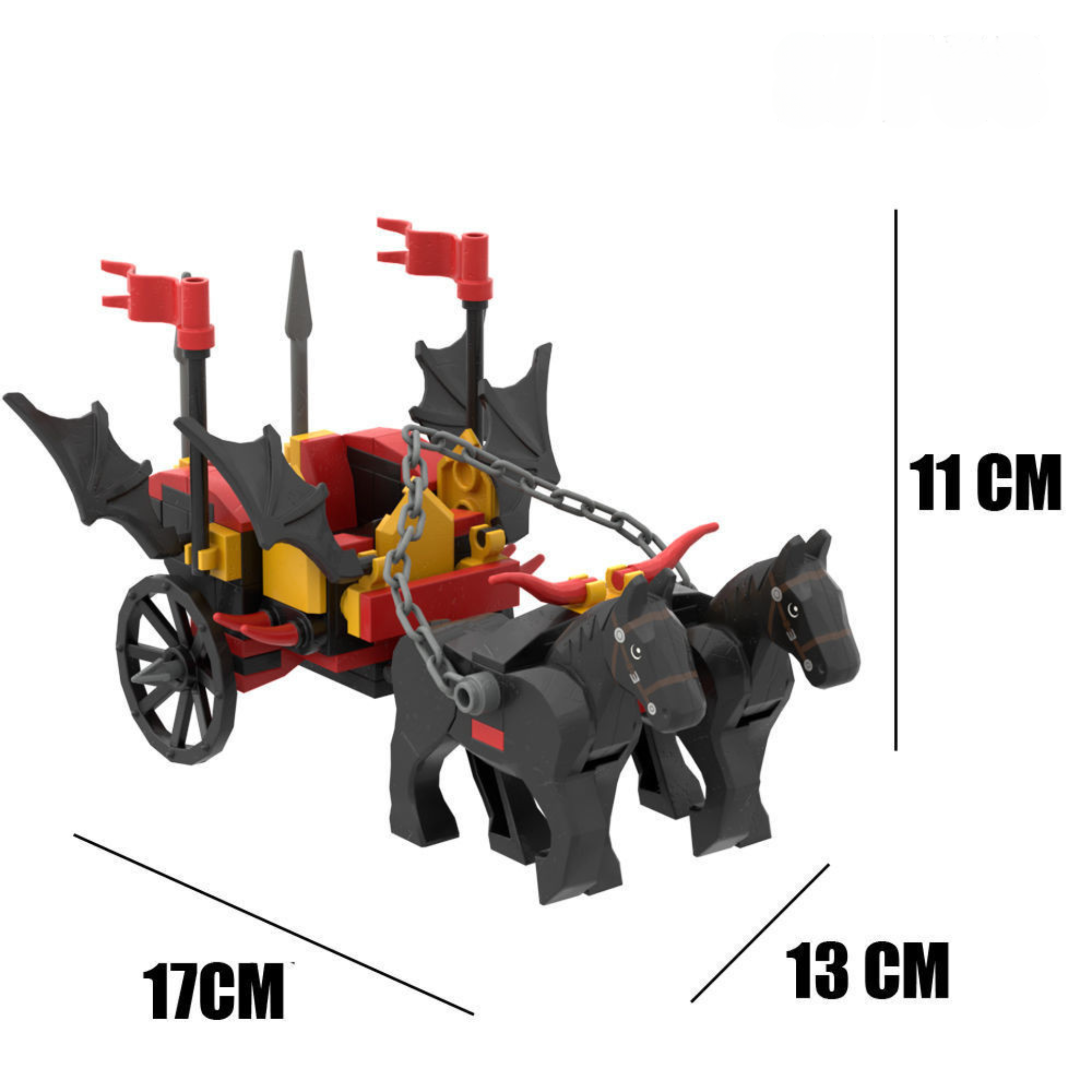 Medieval Dark Lord’s War Chariot Building Blocks Set - Image 4