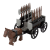 Medieval War Weapons Cart Building Blocks Set