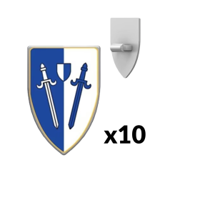 Blue White Sword Shield