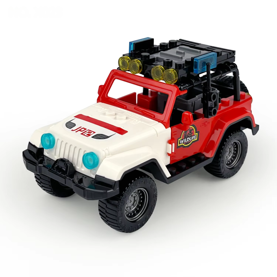 Wildlife Safari Off-Road Jeep Building Set