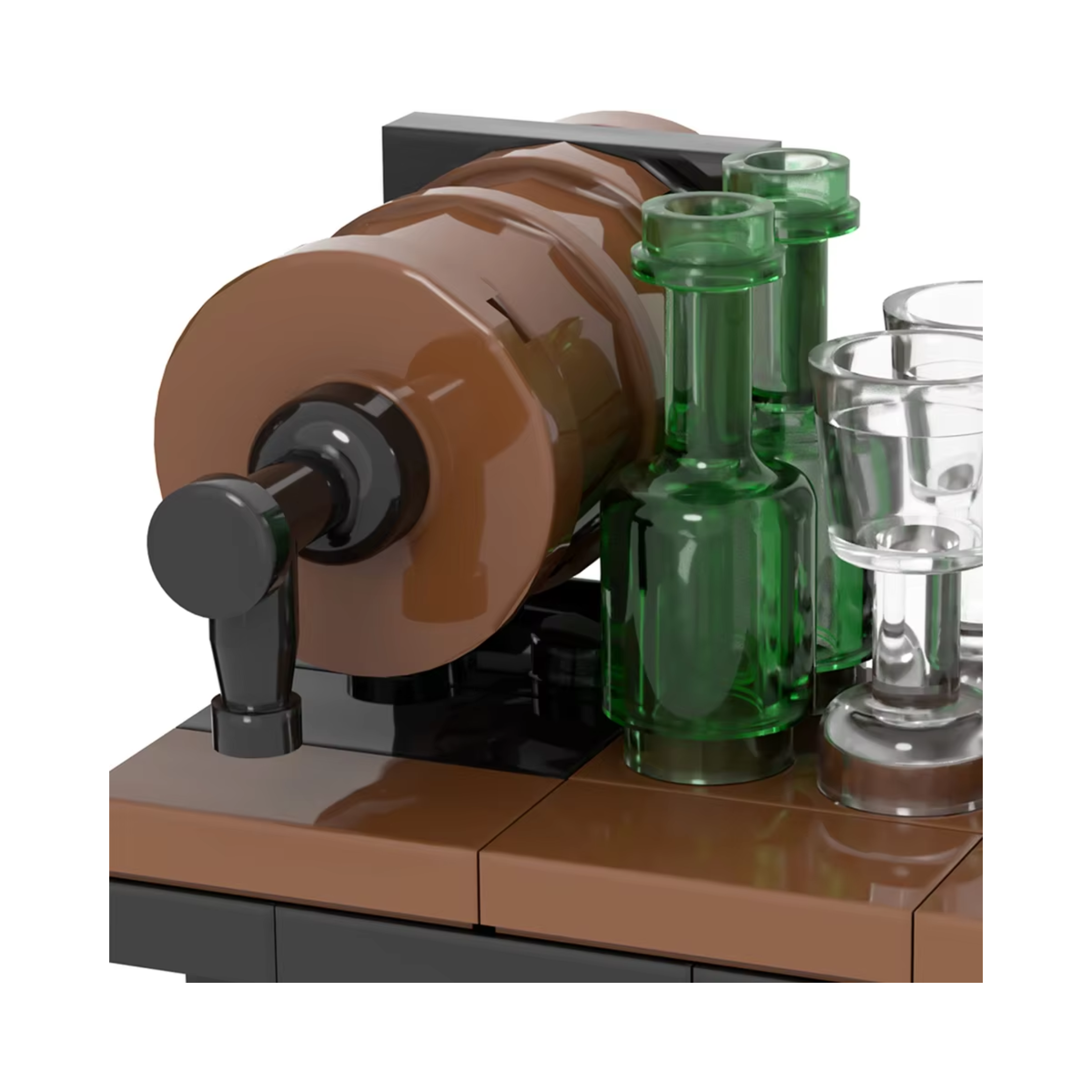 Barrel Brewery & Tap Dispenser Station Building Blocks Set - Image 4