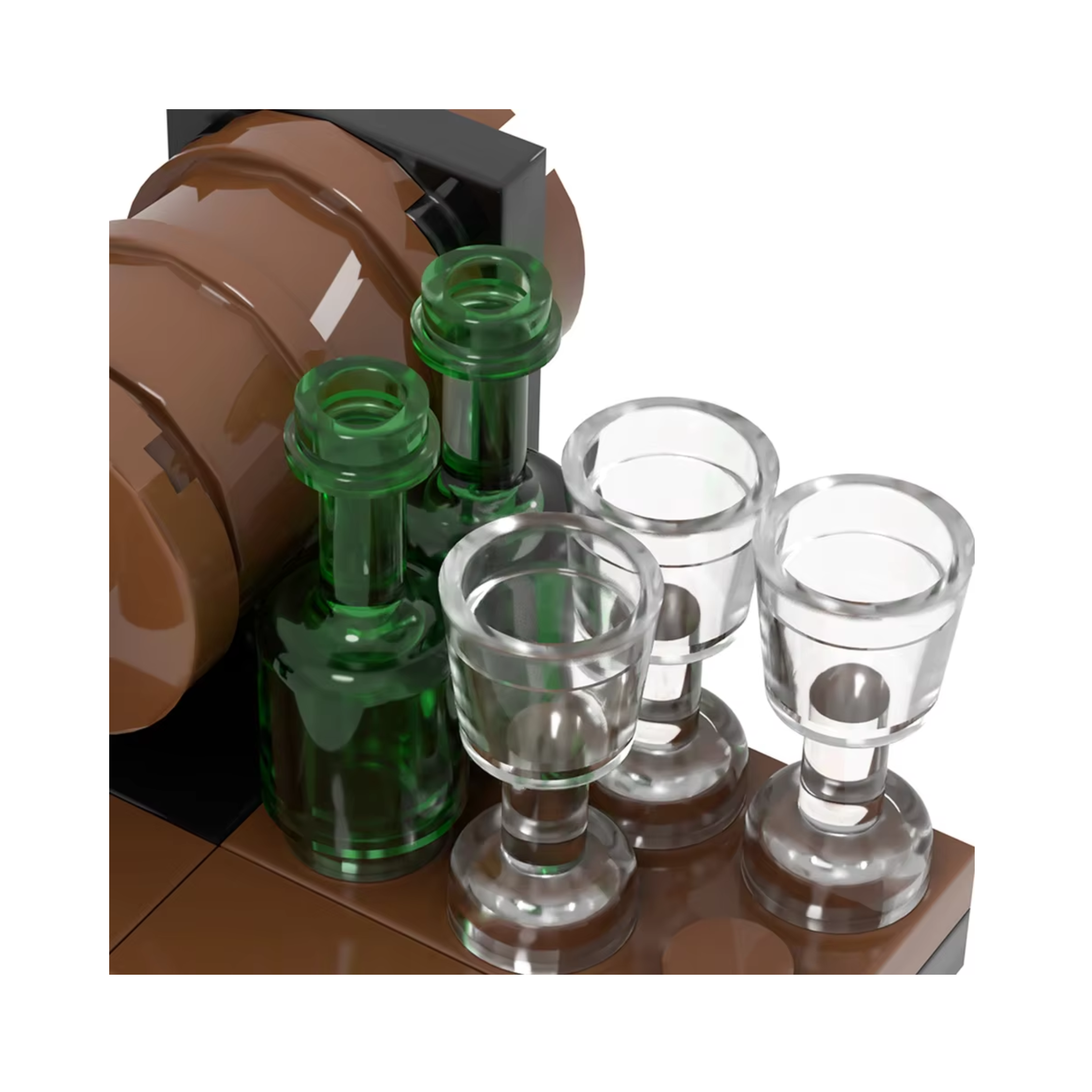 Barrel Brewery & Tap Dispenser Station Building Blocks Set - Image 3
