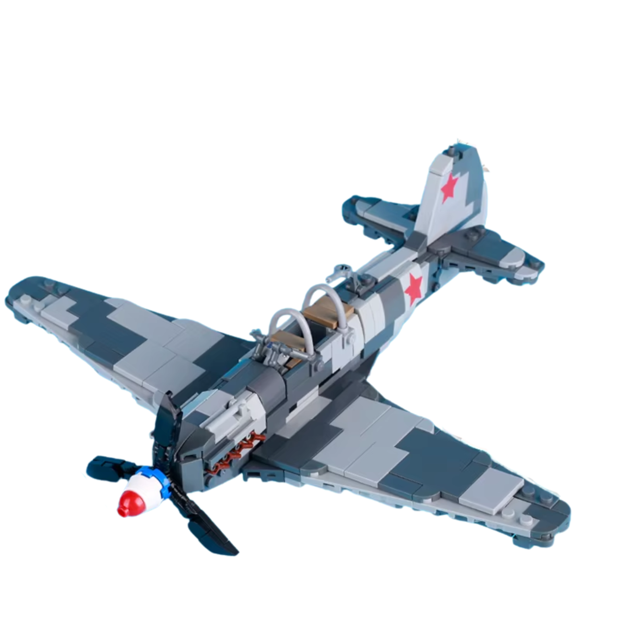 WWI Yak-9 Fighter Soviet Building Blocks Set