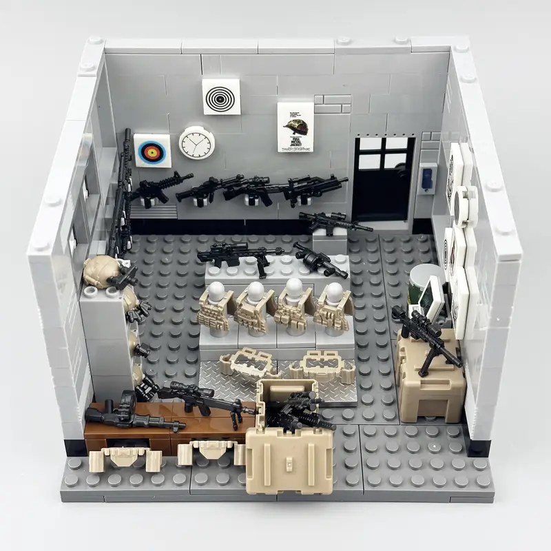 Modern US Military Weapons Armory Building Blocks Set - Image 3