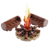 Medieval Fire Pit Building Blocks Set Style 2