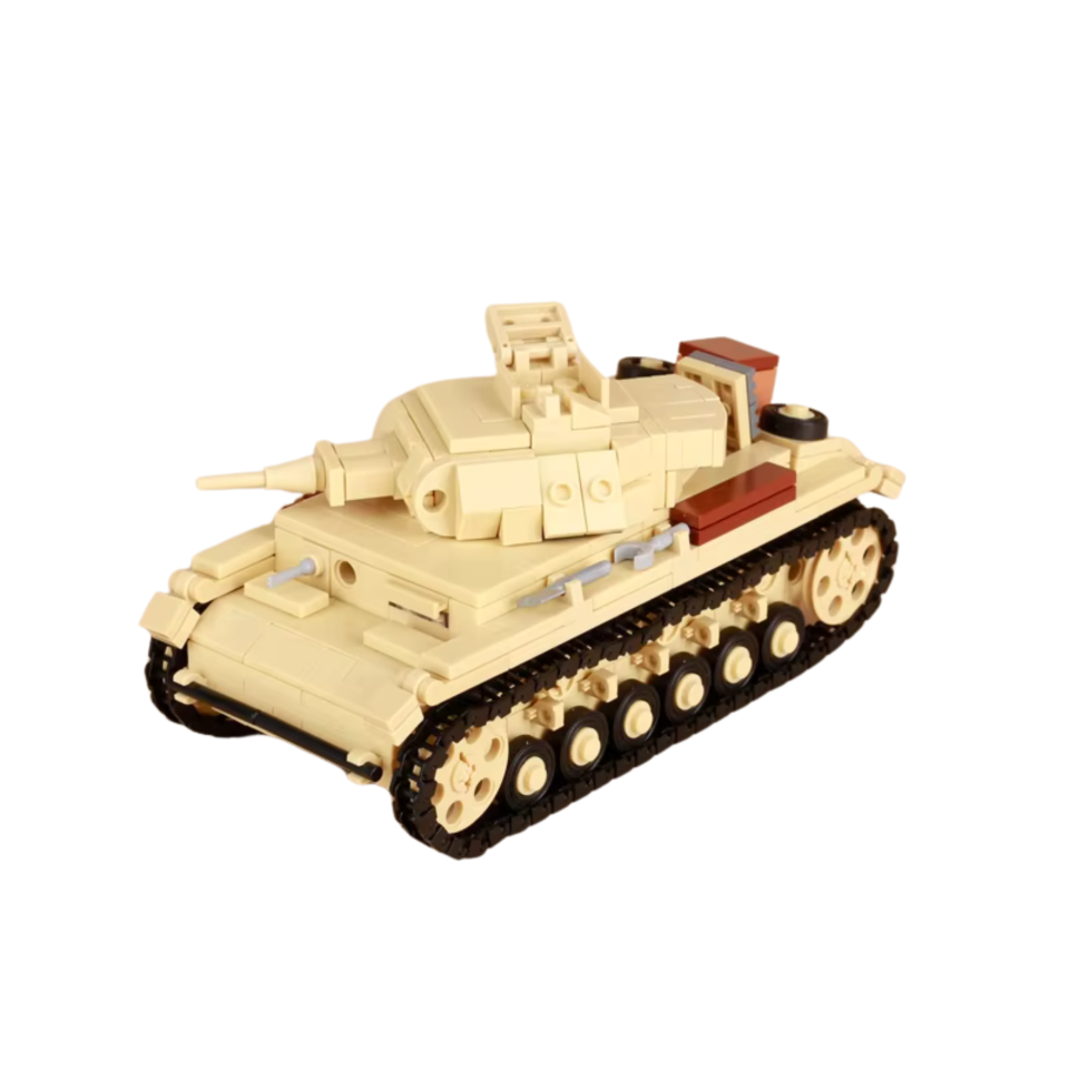 SDKFZ.2 Light Recon Tank – WW2 German Afrika Korps Building Blocks Set